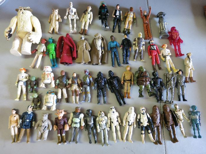 Star Wars Figurines. These are priced individually.