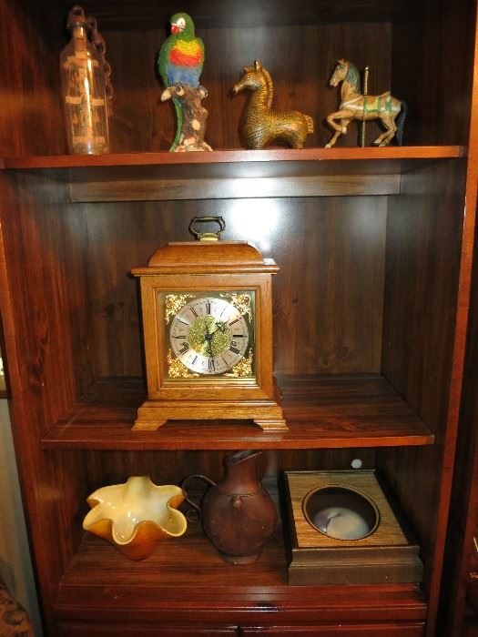 Beautiful Howard Miller Triple Chime Kieninger Clock, We Also Have A Sir Francis Drake Falling Ball Clock Not Pictured.
