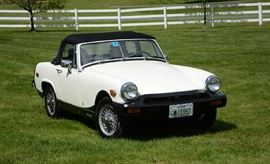 Lot 99D: 1977 MG Midget convertible, manual trans