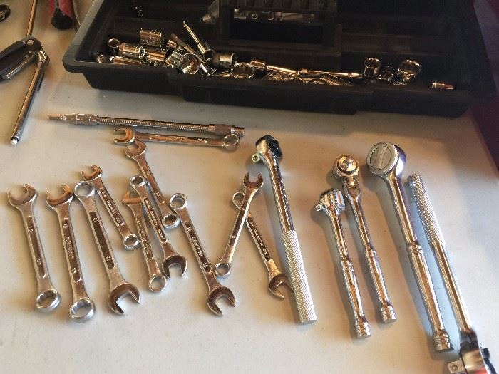 Wrenches and socket sets