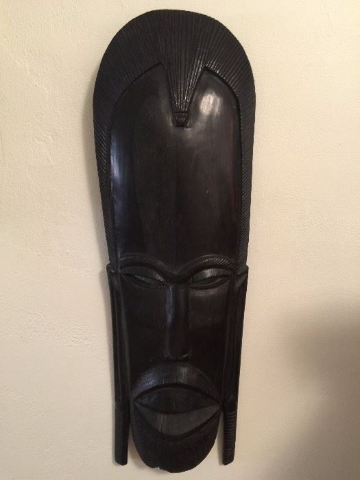 Collection of antique and vintage African tribal masks