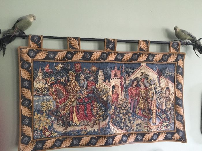 Detailed vintage tapestry