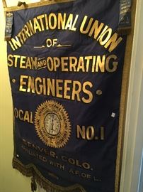 Large union banner 