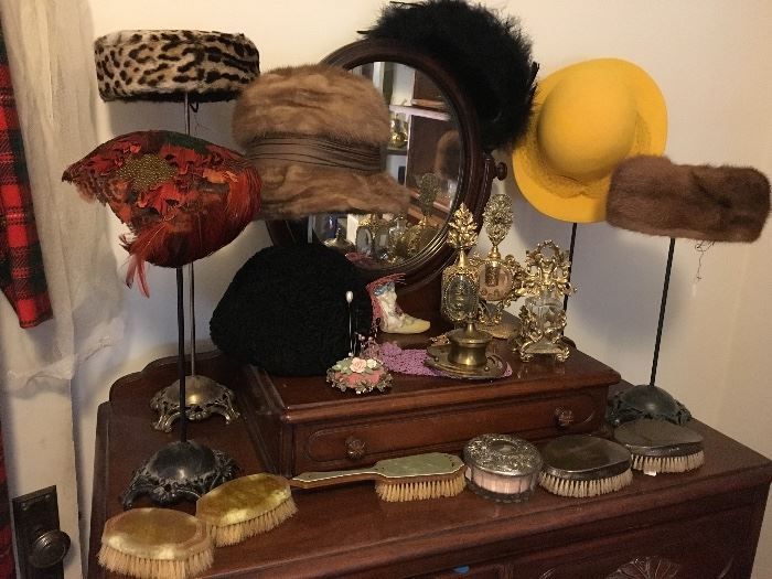 Not a large collection... but these vintage hats a delightful and the real deal !