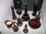 ruby red glass