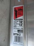 T_9.JPG	Description:: Werner Type III duty rated extendable ladder model D716-2
Condition:: Used.
Size/weight:: Total length 16ft and max working length is 13ft.
Shipping:: NO SHIPPING!!!