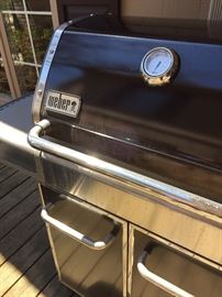 Weber Grill - GREAT condition - direct gas line - cover also included