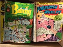 lots of vintage comic books
