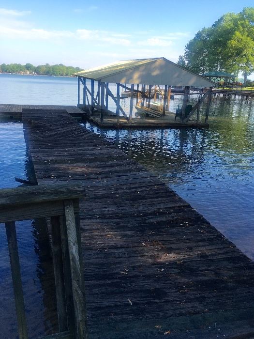 Dock is in bad shape & needs repair