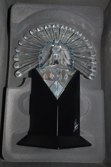 Swarovski  Silver Crystal (The Peacock)
