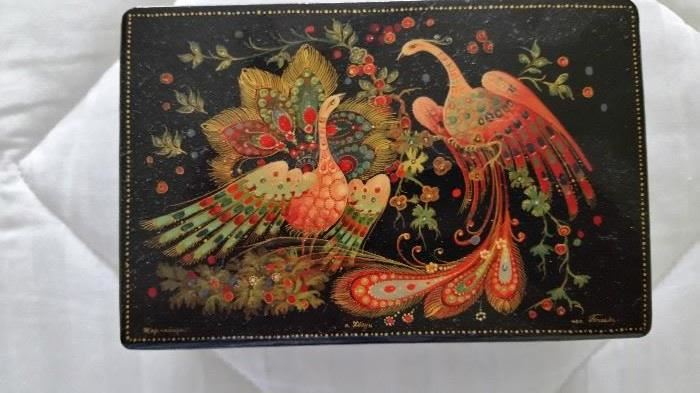 Rare Russian Lacquer Box