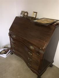 WOODEN SECRETARY DESK