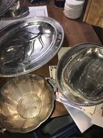 SILVER-PLATED PLATTERS