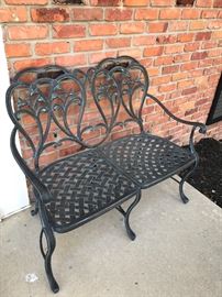 WROUGHT IRON BENCH