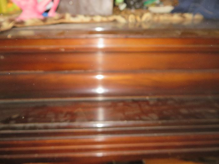 front picture of baby grand piano., will be posting a full picture tonight