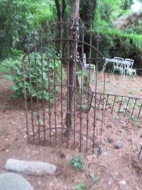 We found several pieces of fencing today and a couple of gates.