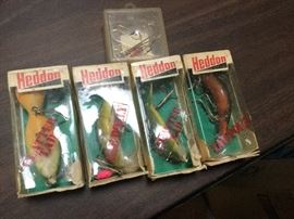 Vintage Heddon fishing lures