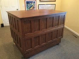 Architect cabinet paneled sides and back