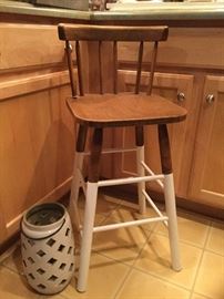 Wooden stool