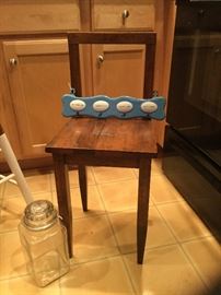 Wooden child's stool