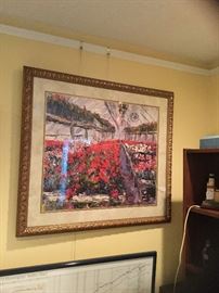 James Brandess greenhouse Signed print