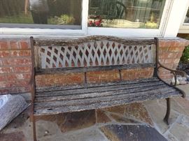 outdoor bench