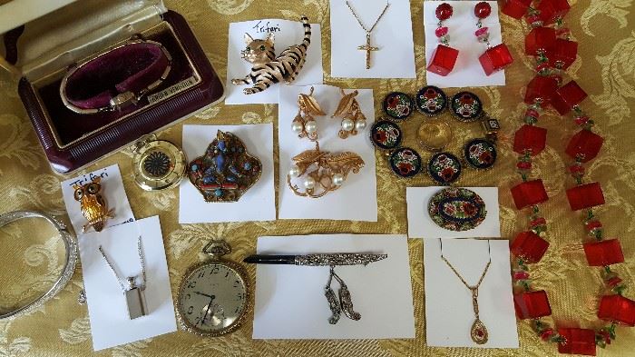 Selection of some Jewelry that will be available at the sale.