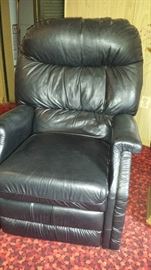 Leather recliner 