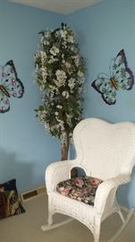 One of several wicker pieces 