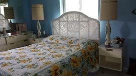 Wicker headboard 