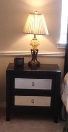 Mirrored nightstand