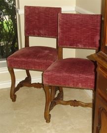 Antique Swiss side chairs