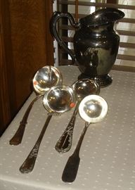 Silverplate ladles