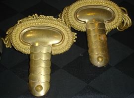Brass epaulettes