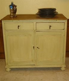 Painted pine cabinet