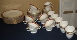 Partial set of English china