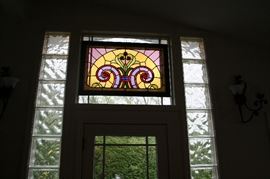 Beautiful stained glass window.