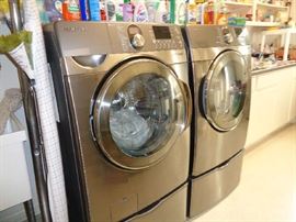 very nice Samsung front loading washer & dryer
