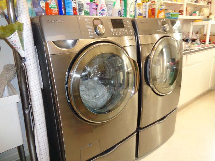 very nice Samsung front loading washer & dryer