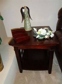 pair of these tables & matching coffee table