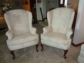 pair of wingbacks