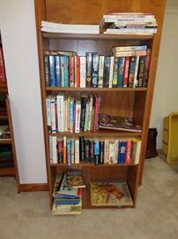 bookcase & many books