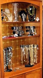 Necklaces, brooches, rings, earrings, pins, belts, belt buckles, lighters, folding knives