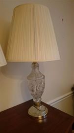 Pair of Crystal lamps