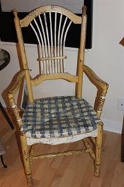 Replica of a chair that was in Monet's home
