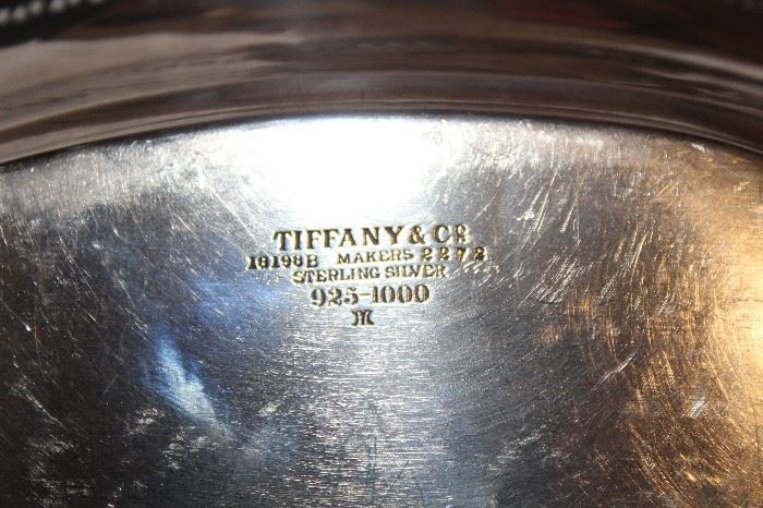 Tiffany and Co. Sterling Pierced Break Basket