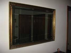 Wall Mirror gold flake.