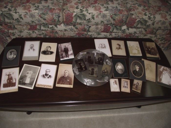 Tintypes and cabinet photos