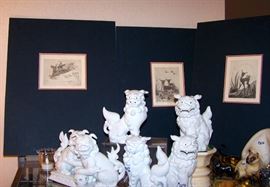 Woody Crumbo etchings, signed