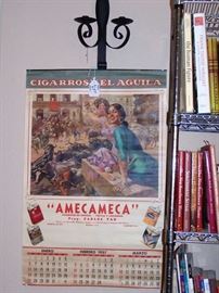 Mexican calendar art 1957